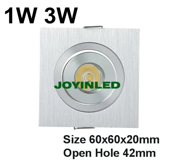 dimmable spotlights Free Shipping 10pcs Mini Square Ceiling Down Lights 3W Led Spotlights Bulb Lamp For Home Kitchen led track lighting