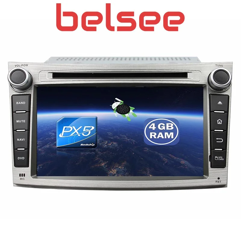 Excellent Belsee for Subaru Legacy Outback 2009-2014 2 Din Android 9.0 Car Radio Octa Core Bluetooth Stereo GPS Unit Autoradio DVD Player 2