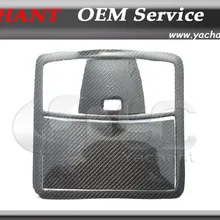 Полностью из углеродного волокна, карта свет Внутренняя окантовка, пригодный для 08-14 R35 GTR GT-R35 CBA дБА карта противотуманных фар крышка лампа для чтения Ver.2 крышка