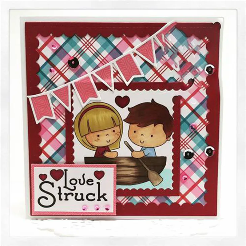 

YaMinSanNiO Couple Metal Cutting Dies New 2019 Dies Love Die Cuts for Card Making Boat Dies Scrapbooking DIY Scrapbooking Crafts