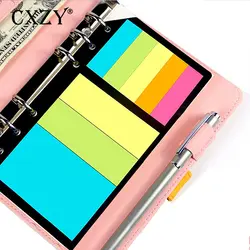 CXZY шесть отверстий конфеты цвета sticky note милые индексные ярлыки блокнот планировщик стикеры Скрапбукинг элементы офисный список