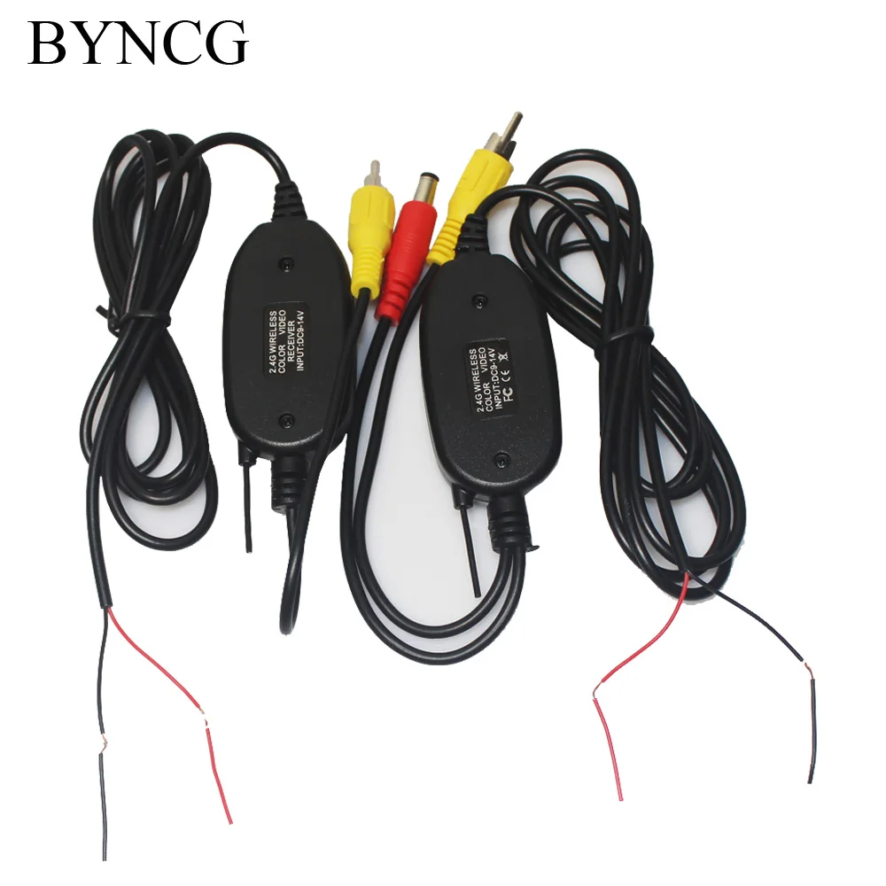 Wireless Parking font b Car b font Backup RCA Video 2 4 Ghz transmitter Receiver kit