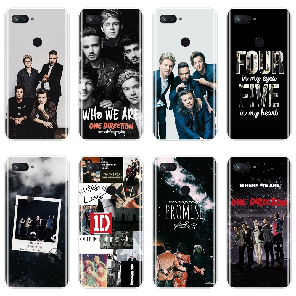 

One Direction Phone Case For Xiaomi Mi 5 5C 5S 5X 6 6X Plus Soft Silicone Back Cover For Xiaomi Mi A1 A2 8 Lite SE Case Coque