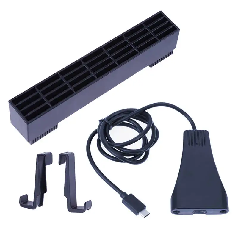

3 In 1 for Nintend Switch Console Ventilation Stand + Cartridge Card Case + TV Dock Video Data Transfer Extension Charging Cable
