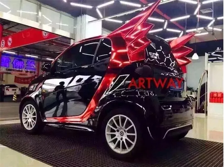 1 пара праймер задний багажник спойлер AERO крыло спойлер для Smart Fortwo 2008 2009 2010 2011 2012 2013 от EMS