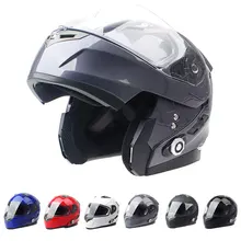 Modular Motorcycle Flip up Helmet Safety Double Lens Full Open Face Helmet