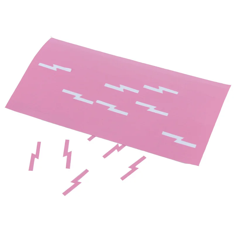 Adesivos de Unhas Decorações da Arte do Unha em Ziguezague Makartt Vinil Unha Descascando Guias Francês Polonês Stencil Xb0795 50 Pcs 13 Beleza e saúde