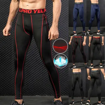 

Functional Men Gym Compression Tight Base Layer Sports Leggings Trousers High Fitness Muscle Building Lose Weight Shaper