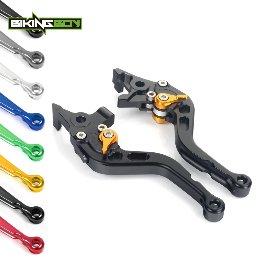 BIKINGBOY для Ninja ZX6R 00 01 ZX-6R 636 ZX6RR ZX9R ZX10R ZX12R ZZR 600 Z 1000 Versys короткие рычаги тормоза и