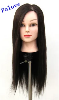 

Free Shipping High Level Training Head With Hair Wig Head With Hair Mannequin Head Made In China