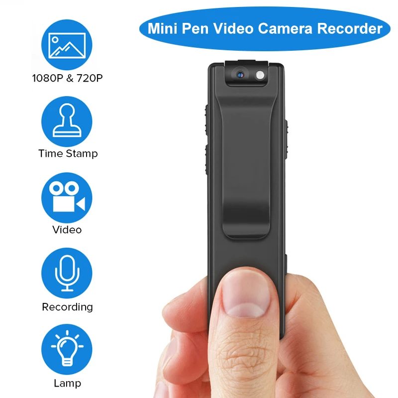

Boblov A3 Mini Camcorders Voice Recorder Police Camara Body Worn Camera 32GB Snapshot Motion Detection Black Box For Bicycles