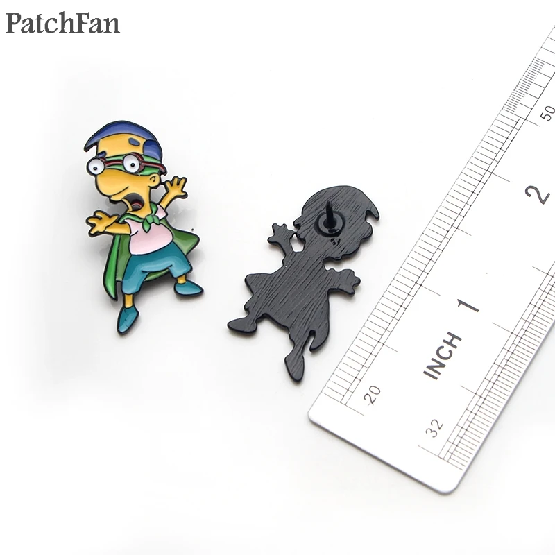 Patchfan классический мультфильм ча цинка Эмаль на булавке Мода медаль para рюкзак