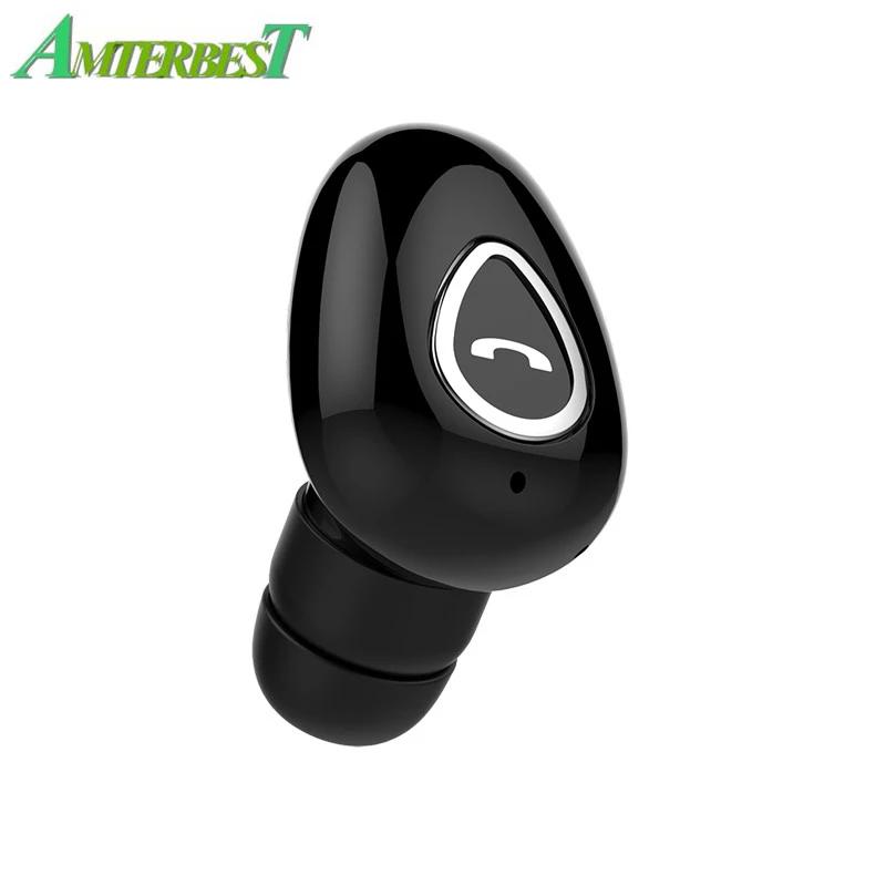 

AMTERBEST Wireless Bluetooth Earphones Mini Earbuds with Mic Auriculares Bluetooth Headset Headphone for IOS Android Phones