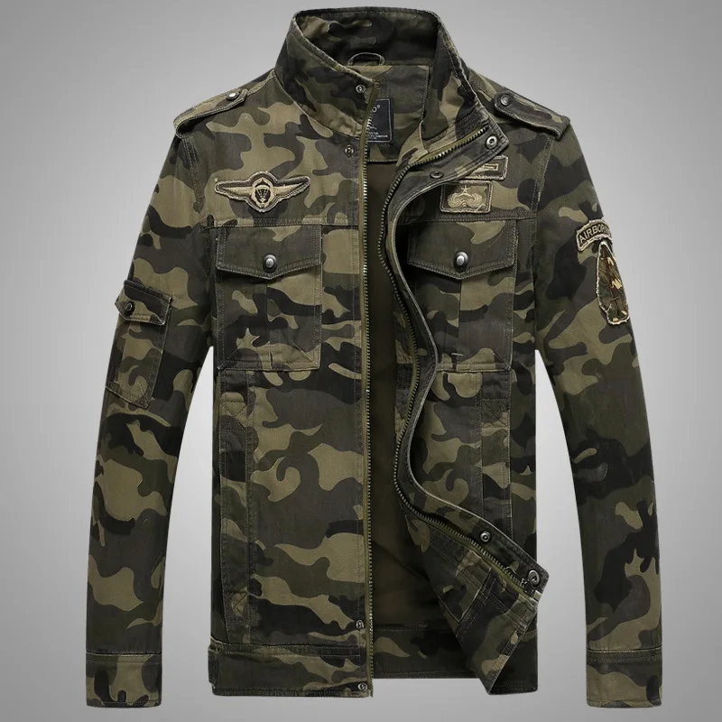 

Tactical Camouflage casual fashon bomber Jackets Army Military jacket men camouflage