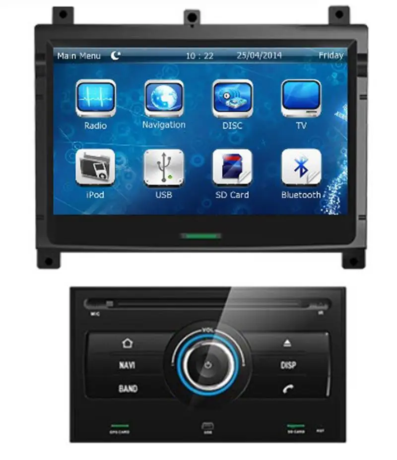 

7" in-dash Car DVD player with GPS(opt),audio Radio stereo,USB/SD,AUX,BT/TV,Car multimedia headunit for Nissan Patrol 2011 2012