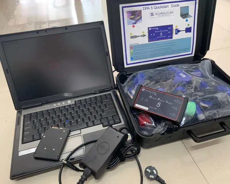  diesel truck scanner cnh dpa5 adapter without bluetooth software with laptop d630 computer diagnost