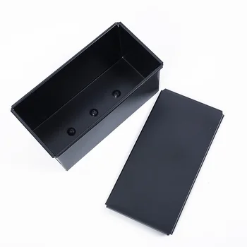 

Cooking Bread box Container Holder Storage Baking Pan Bakeware Kitchen Black Nonstick Rectangle Loaf Practical