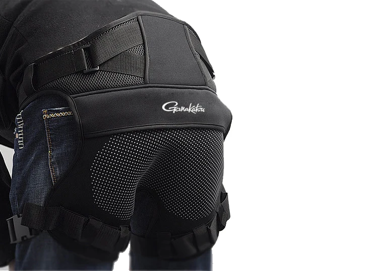 Ultra-leve de Algodão Novo Pesca Gamakatsu Almofada Anti-slip Macia Pad Hip Ajustável 2019 5 Roupas de pesca