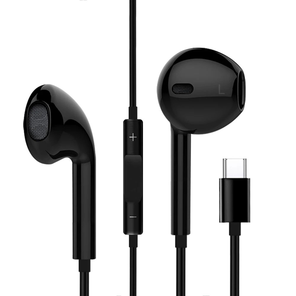 

Type-C Earphones With Microphone for Xiaomi 8 / 9 / Oneplus 6T / Huawe