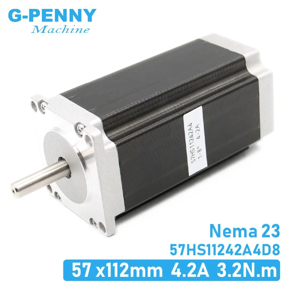 Шаговый двигатель Nema23 57x112 мм а нм D = 8 мм|Шаговый двигатель| |