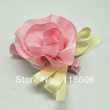 60 шт. розовый бант для волос для девочек заколка для волос