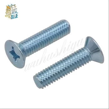 

10PCS GB819 Cross Head Screwdriver Head Flat Head Machine Screw M6* 8/10/12/16.....80mm