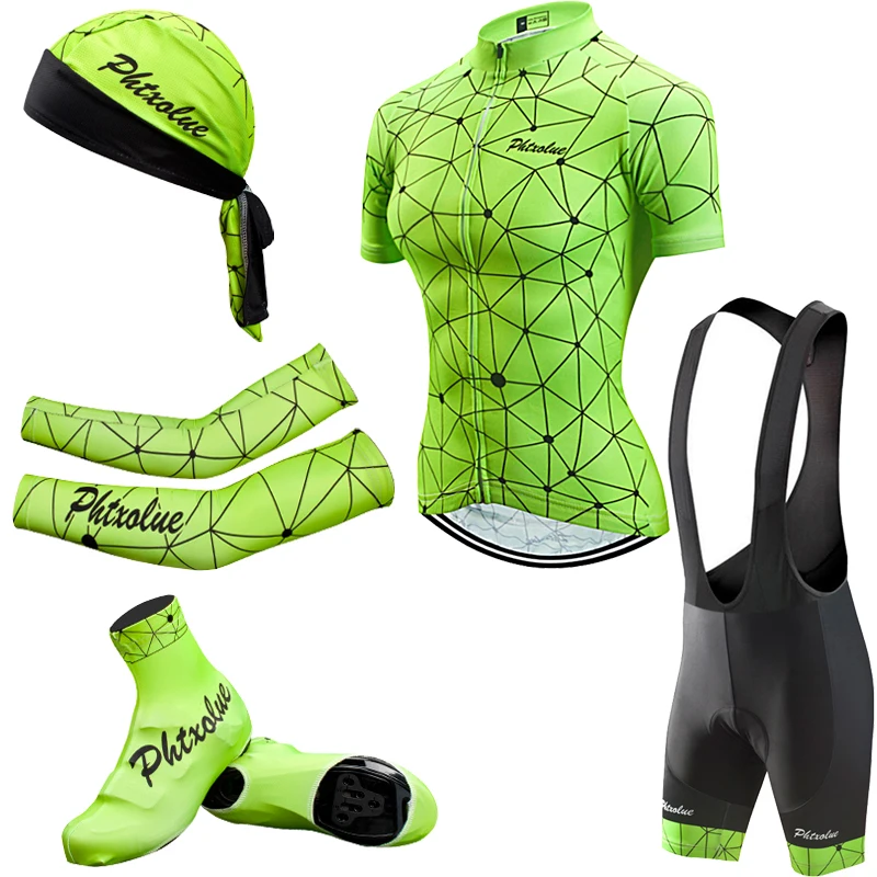 Conjunto de Jerseys de Ciclismo para mujer Phtxolue Maillot Ropa de Ciclismo de montaña