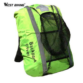 

WEST BIKING Waterproof Bicycle Bag 25-40L Cycling Backpack Reflective Ciclismo Rain Cover 40* 50cm Mountain Bikes Bags Raincover