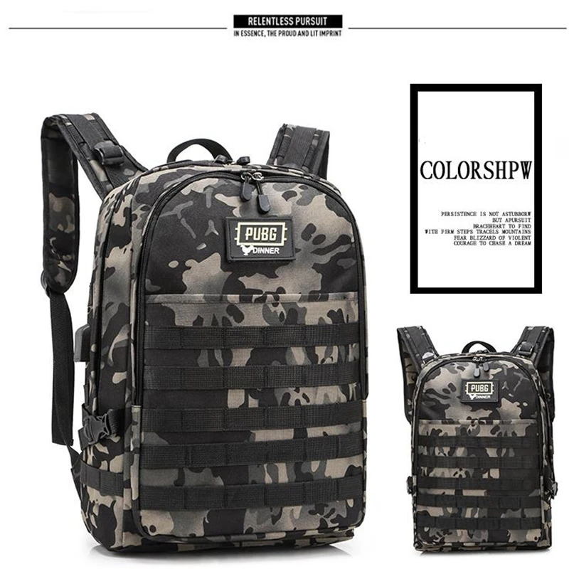 Game New PUBG Playerunknown's Battlegrounds Cosplay Level 3 Backpack Outdoor Women Men Multi-functi
