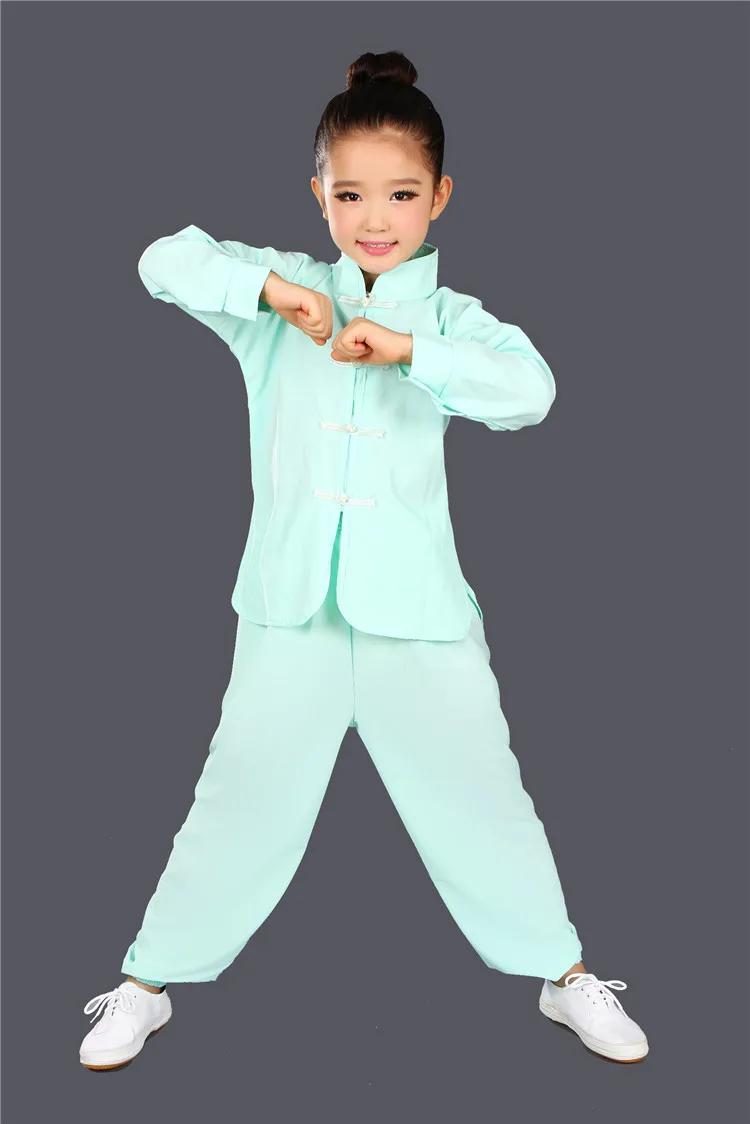 Детская одежда для боевых искусств; одежда для боевых искусств для мальчиков и девочек; одежда с длинными рукавами для выступлений; одежда для детей