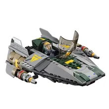 LEPIN 05030 Star Wars Vader Tie Advanced VS A-wing Starfighter Model Minifigure Building Blocks Brick Toys Compatible LEGOed Kid