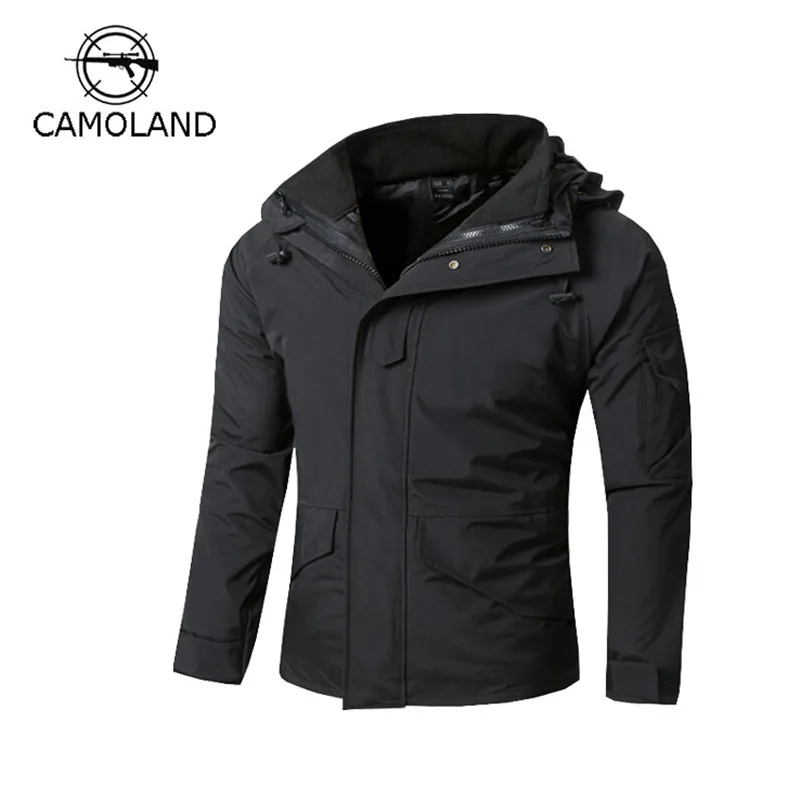 

Winter Military Fleece Jacket Warm Men Tactical Thermal Breathable Hooded Men Jackets Windbreaker Waterproof Bomber Jacket