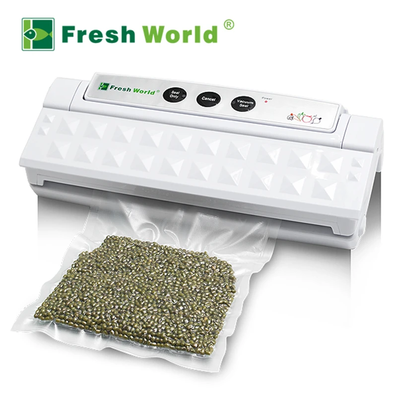 Home Vacuum Sealer Packing Machine For Food Saver Black Automatic