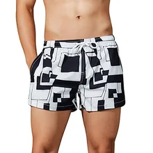 Мужские пляжные шорты пляжная одежда для плавания короткий чемодан Бермуды мужские пляжные шорты для бега мужские дышащие удобные спортивные штаны