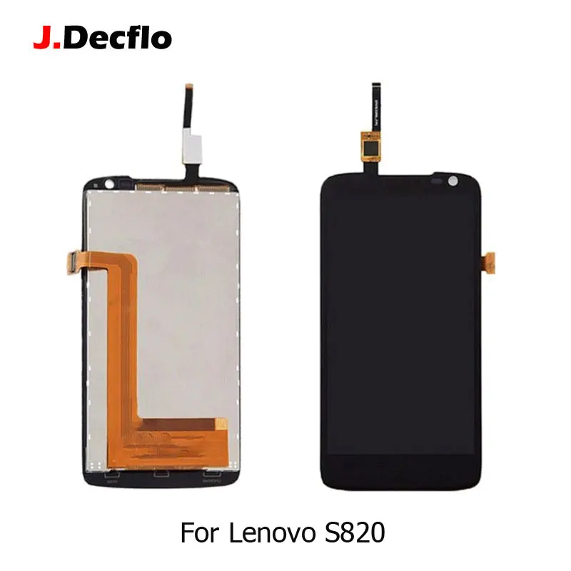 Запчасти для авто lenovo S820 Полный ЖК Дисплей Сенсорный экран без рамки дигитайзер