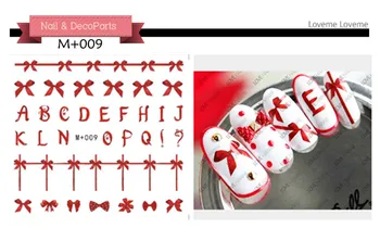 

Cute 5sheets Children Girls Nail Kids Cartoons Stickers Designs Gummed glue Stickers Decals Makep M+009-033