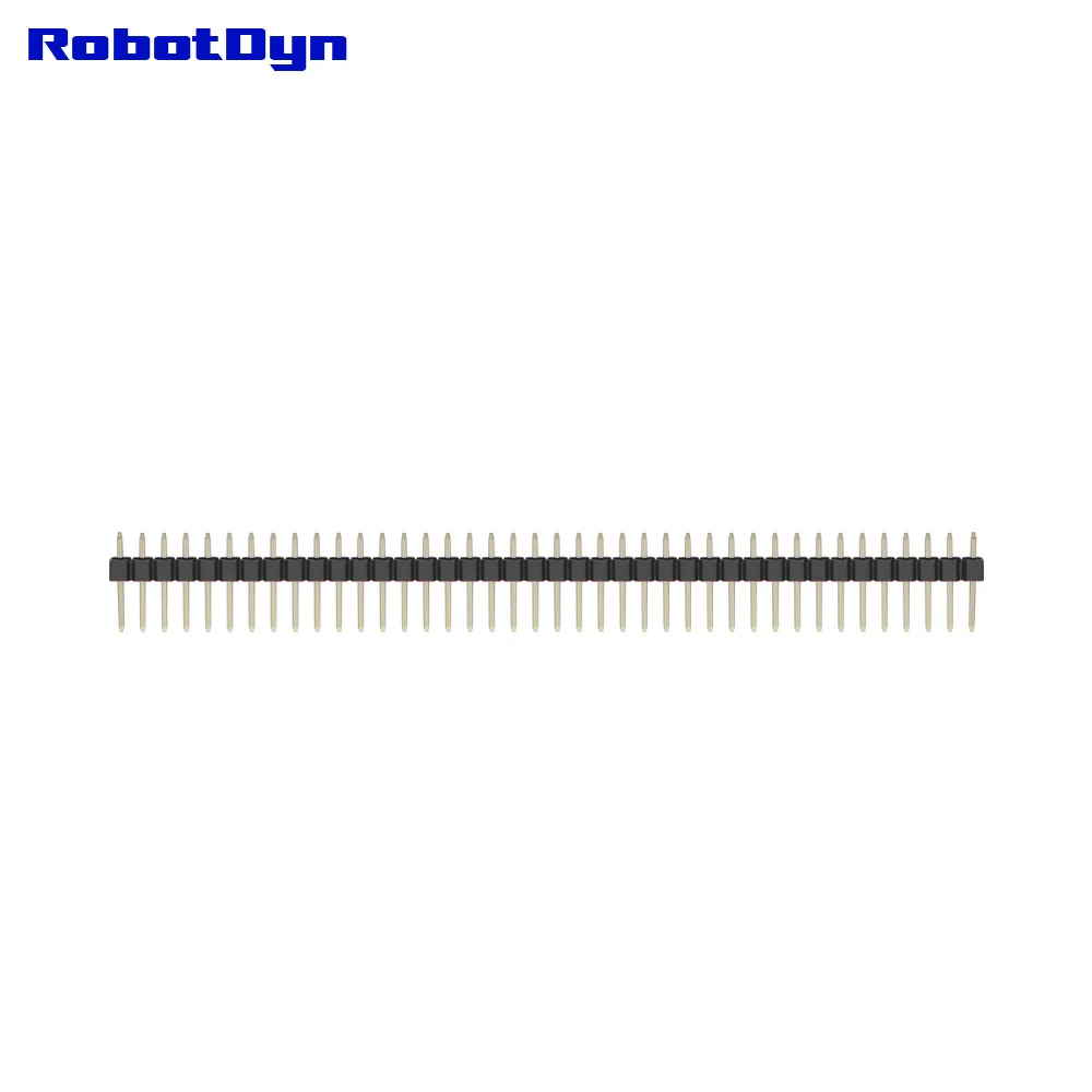 

PinHeader Male 10lines * 40pin, BLACK, 2.54mm Pitch,Straight, PL=11.5 Single Row