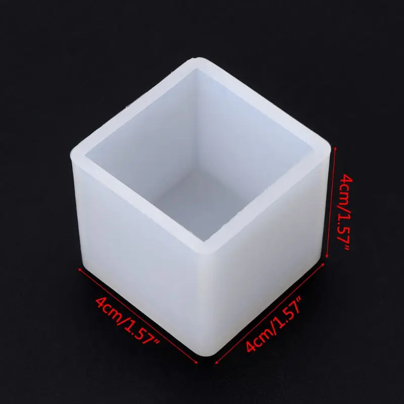 Силиконовые формы 3D Cube DIY стол бижутерия для декорирования заготовка для подвески Инструменты подарки ручной работы ремесел эпоксидной