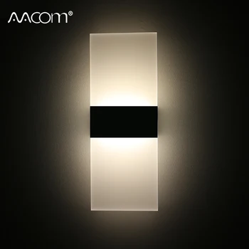 

85-265V LED Wall Lamp Modern LED Acrylic Wall Light Mounted Sconce Diode Wall Lights For Bedside Foyer Corridor Lighting