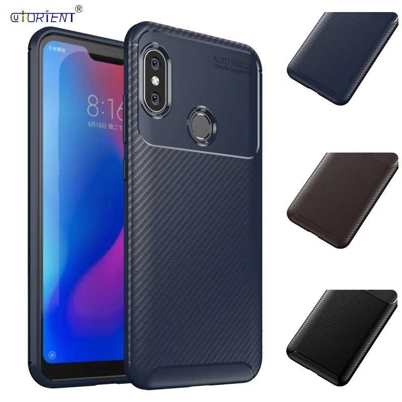 buy Xiaomi Redmi 6 Pro Bumper Case for Xaomi Xiomi A2 Lite Carbon Fiber Silicone TPU Back Cover Xiaomi Red Mi 6 Pro Mi A2 Lite Funda