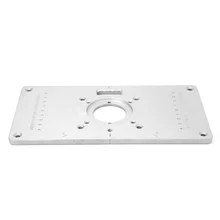 High Quality 700C Aluminum Router Table Insert Plate + 4 Rings Screws For Woodworking Benches High Quality 700C Aluminum Router Table Insert Plate + 4 Rings Screws For Woodworking Benches