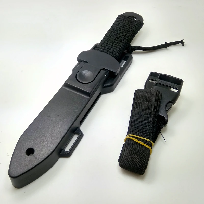 Фиксированный 7Cr17 черный стальной боевой нож походные охотничьи Тактические Ножи для выживания с алюминиевой ручкой наружный Карманный EDC инструмент SDIYABEIZ