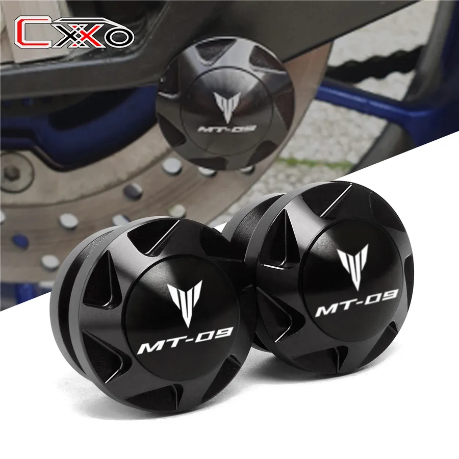 

For YAMAHA mt09 FZ09 2014-2019 MT-09 tracer FJ09 2015-2017 tracer 900 gt 900gt 2018-2019 Swingarm Spools Slider Stand Screws