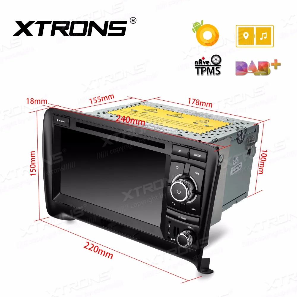 XTRONS 2 Din 7 &quotAndroid 8 0 Octa Core радио gps автомобильный dvd плеер с навигацией для