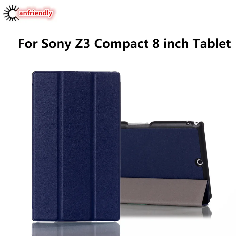 Чехол для планшета sony Z3, 8 дюймов, подставка, флип-чехол, кожаный чехол для планшета, защитный чехол для sony Xperia Z3 Compact, 8 дюймов, чехол-книжка, умный чехол