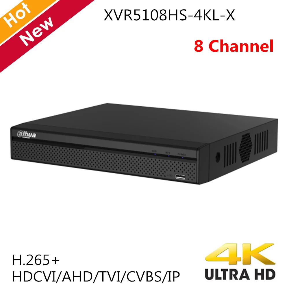 Видеорегистратор Dahua 8 каналов разрешение H.265 4k поддержка HDCVI AHD TVI CVBS IP |