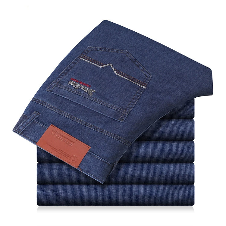 Free shipping  Men's casual Slim jean men leisure ...