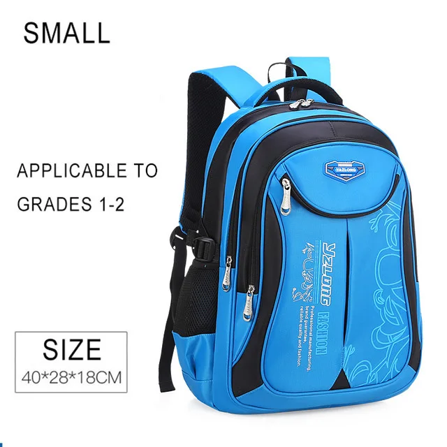 Детские школьные сумки для девочек и мальчиков, высокое качество, школьный рюкзак, нейлоновые школьные рюкзаки, Детский рюкзак, Mochilas Infantil Bolsa Escolar - Цвет: blue2-small