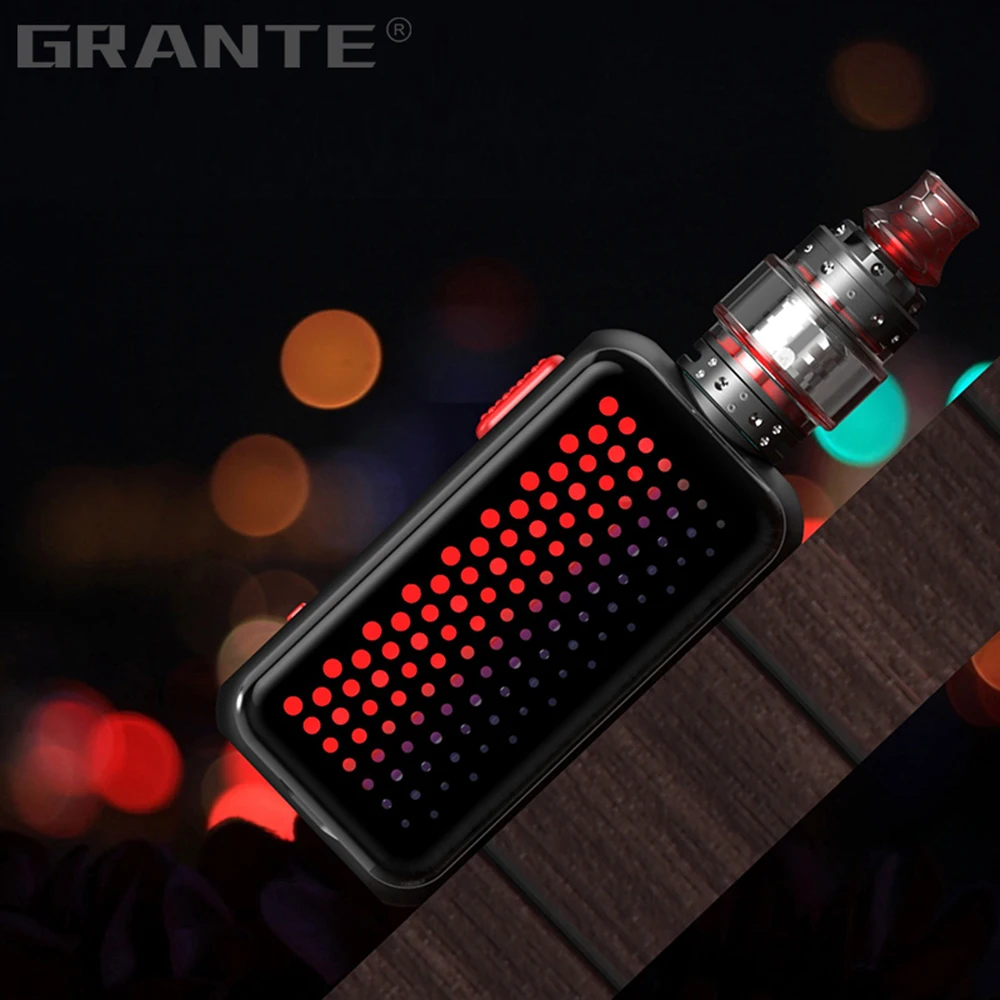 Grante Vape Box Mod Kit 3.5ml Top Filling Atomizer With 0.5 ohm Coil Without 18650 Battery Vape Mod Vaporizer VS SMOK X-Priv Kit6
