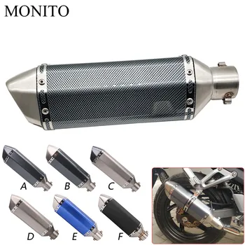 

2019 For Buell 1125R M2 Cyclone Ulysses XB12X X1 XB12 Motorcycle Carbon fiber exhaust escape Modified Exhaust Muffler